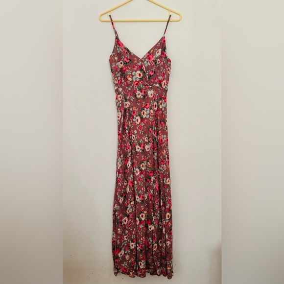 Lulus Everlasting Bliss Blush Floral Maxi Dress Size XS - Picture 6 of 14